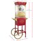 Olde Midway Movie Theater-Style Popcorn Machine Maker with Cart and 8-Ounce Kettle, Vintage-Style Popper on Wheels